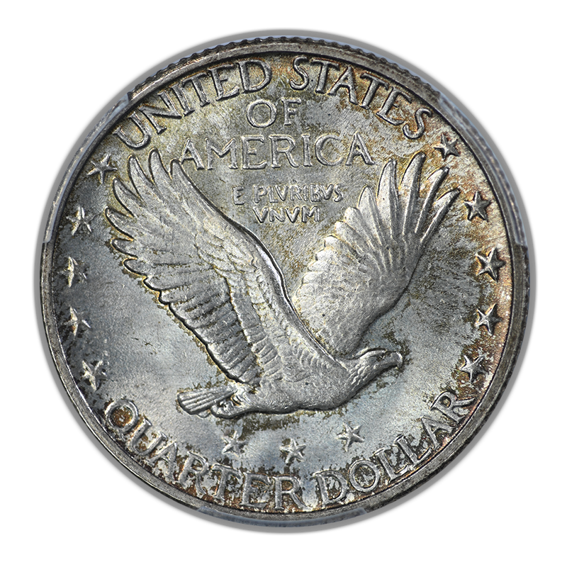 1927 Standing Liberty Quarter 25C PCGS MS64