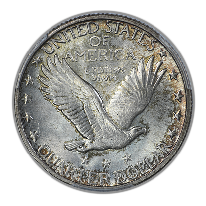 1927 Standing Liberty Quarter 25C PCGS MS64