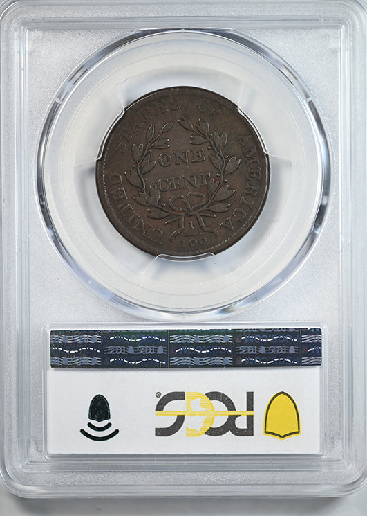 1805 Draped Bust Large Cent 1C PCGS VG10 CAC