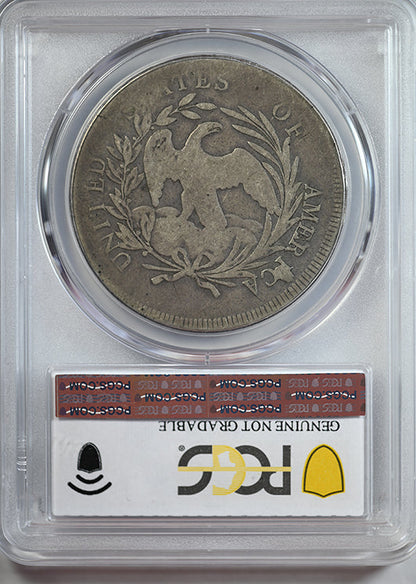 1796 Draped Bust Dollar $1 PCGS Genuine G Detail - Large Date, Small Letters