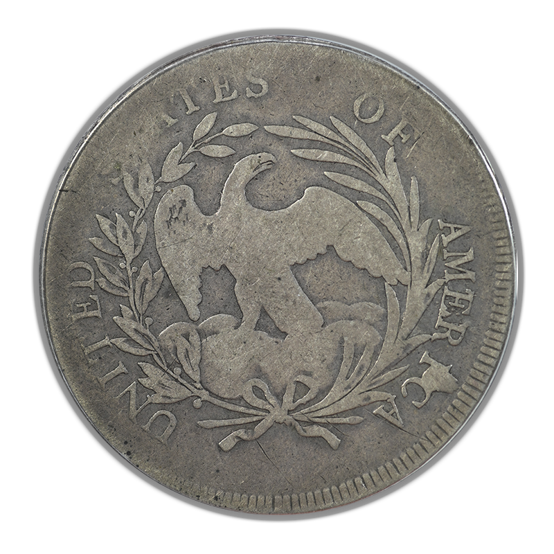 1796 Draped Bust Dollar $1 PCGS Genuine G Detail - Large Date, Small Letters