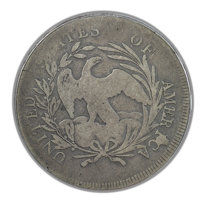 1796 Draped Bust Dollar $1 PCGS Genuine G Detail - Large Date, Small Letters