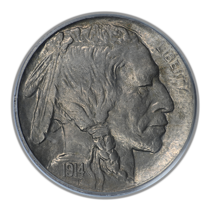1914-D Buffalo Nickel 5C PCGS MS64 CAC