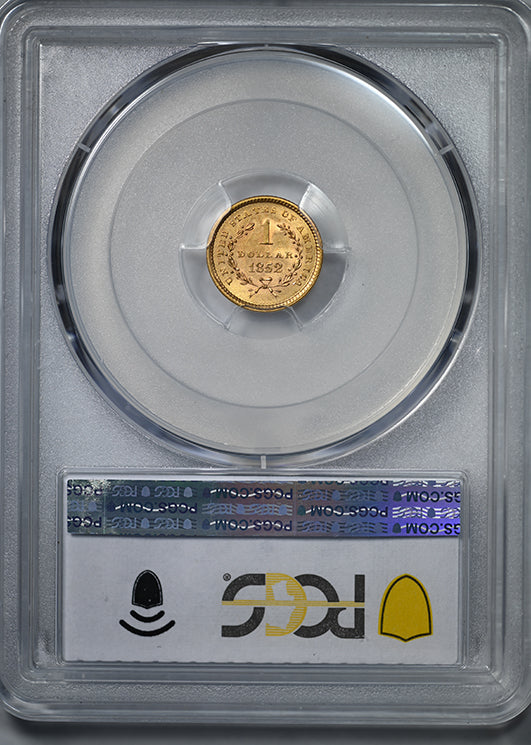 1852 Type 1 Liberty Head Gold Dollar G$1 PCGS MS65