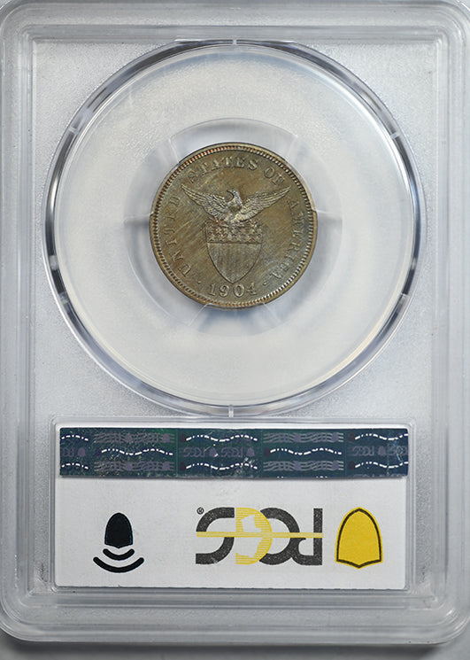 1904 Proof U.S. Philippines 5C Centavos PCGS PR64 - TONED!