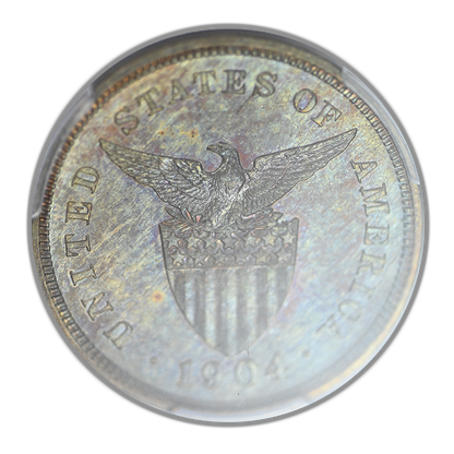 1904 Proof U.S. Philippines 5C Centavos PCGS PR64 - TONED!