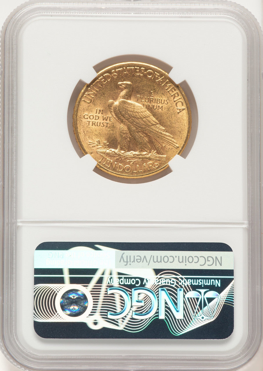 1909-S $10 Indian Eagle NGC AU58