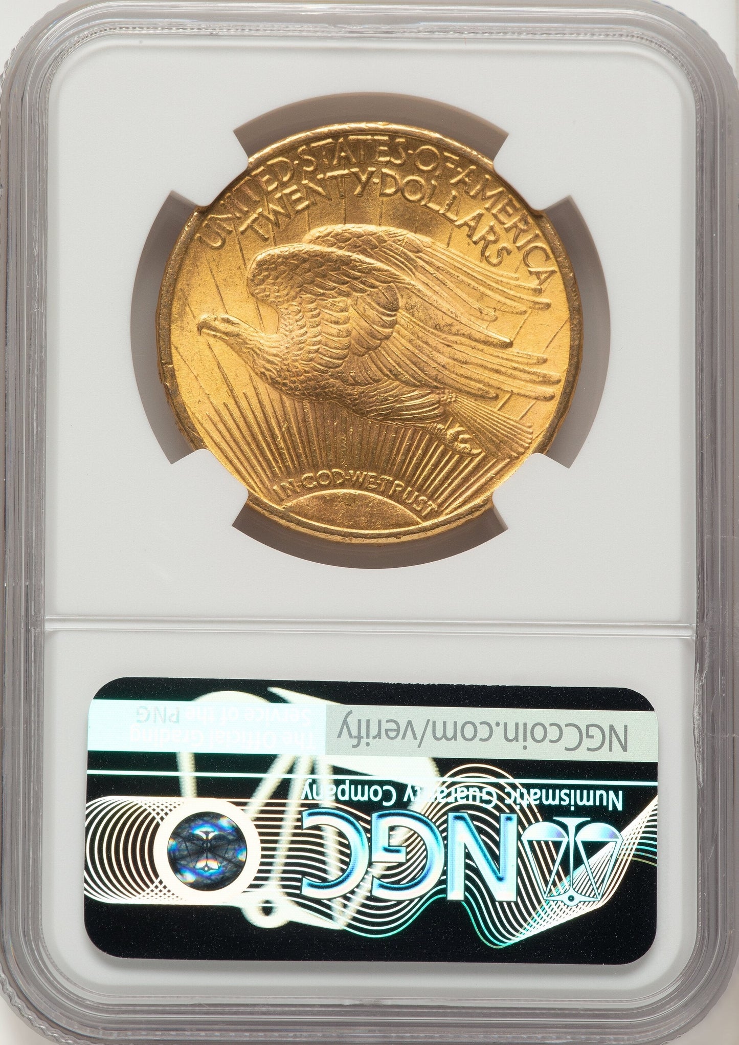 1911-S $20 Saint-Gaudens Double Eagle NGC MS64