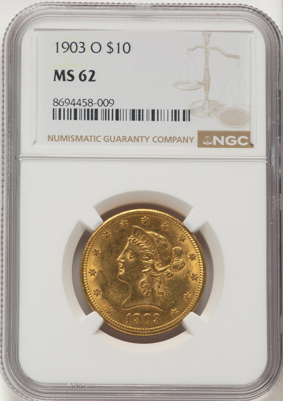 1903-O $10 Liberty Eagle NGC MS62