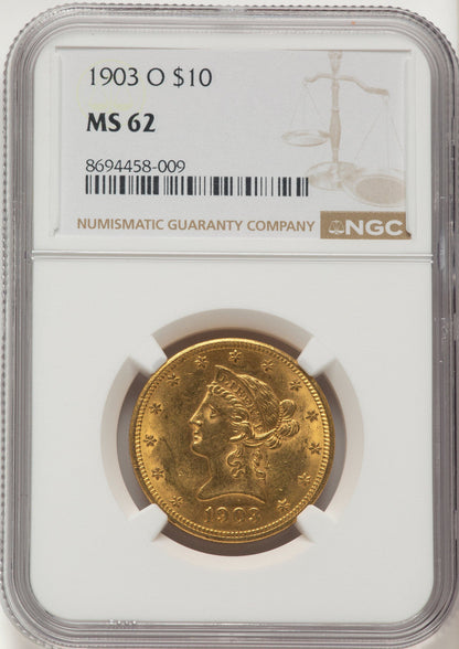 1903-O $10 Liberty Eagle NGC MS62