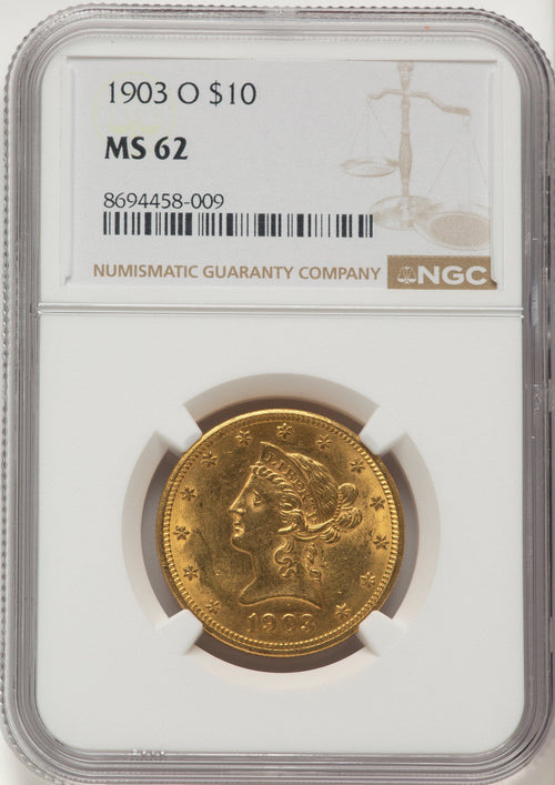1903-O $10 Liberty Eagle NGC MS62