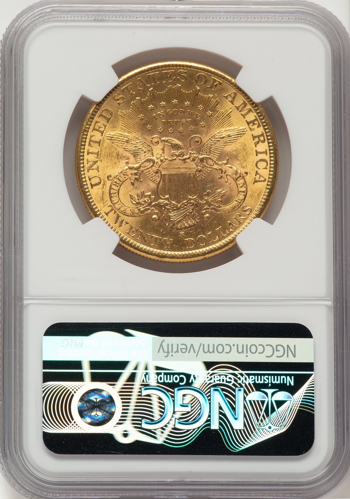 1898-S $20 Liberty Double Eagle NGC MS62