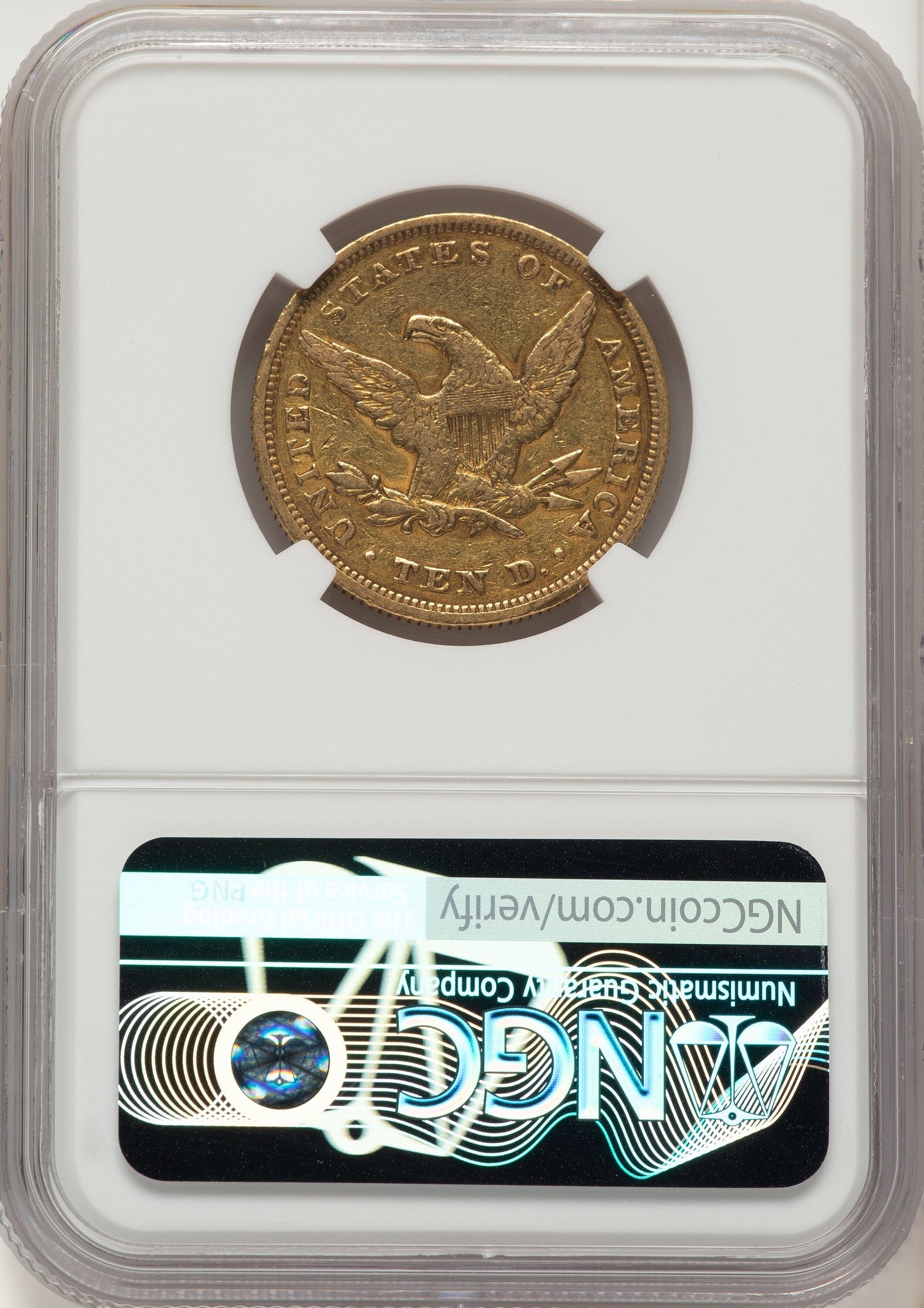 1849 $10 Liberty Eagle NGC XF40