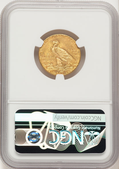 1911 $5 Indian Half Eagle NGC MS63