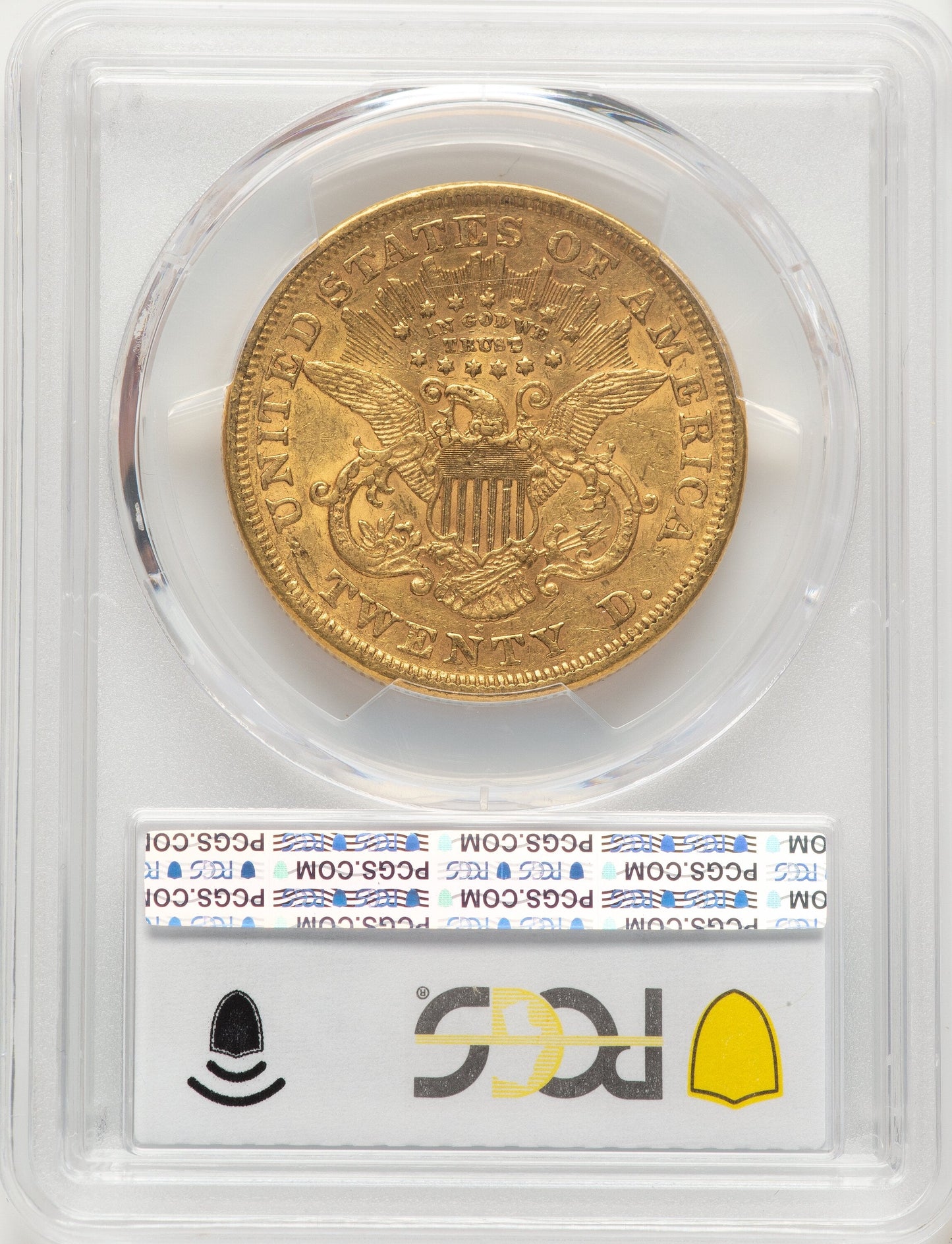 1868-S $20 Liberty Double Eagle PCGS AU50
