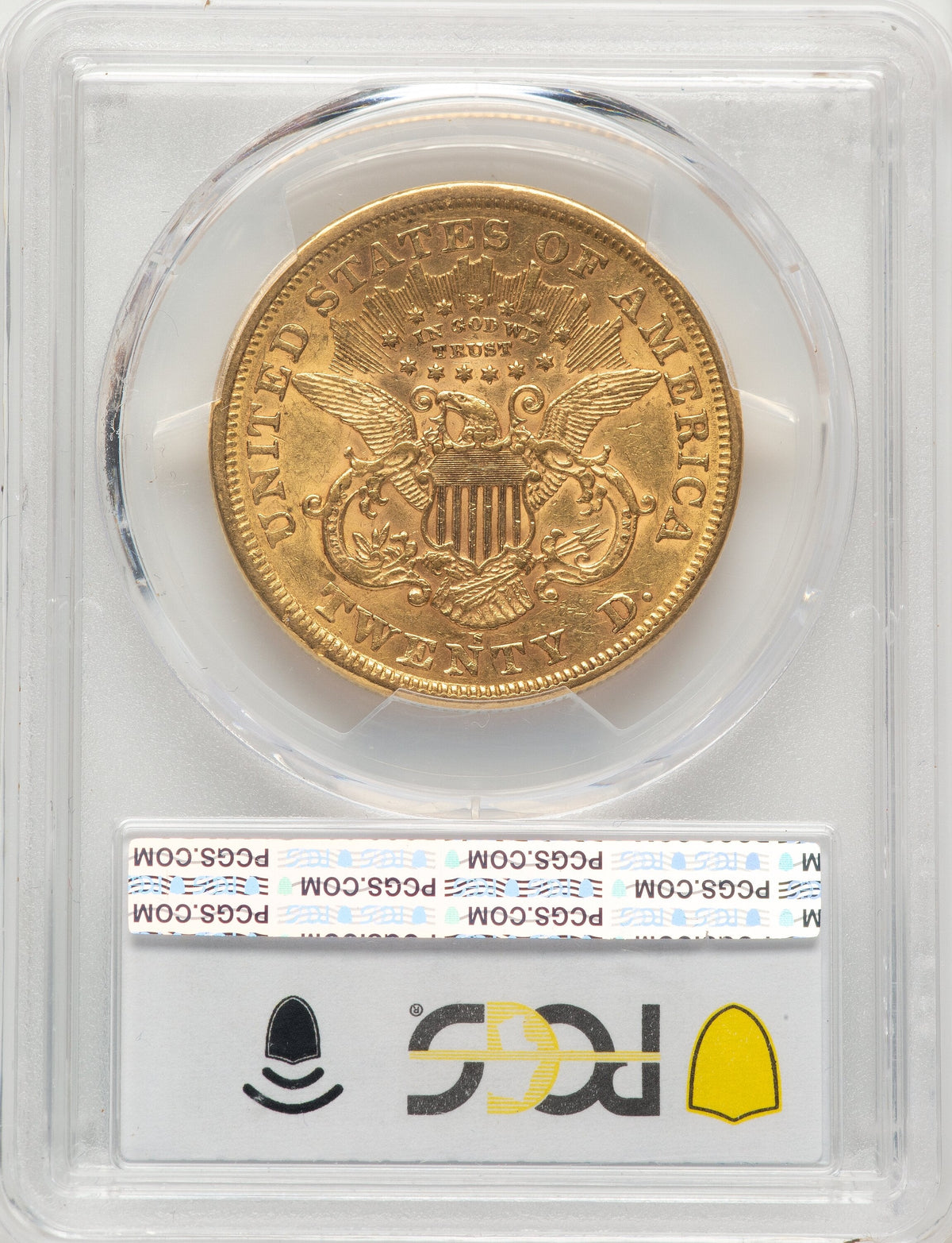 1868-S $20 Liberty Double Eagle PCGS AU50