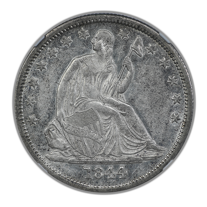 1844-O Liberty Seated Half Dollar 50C NGC AU55