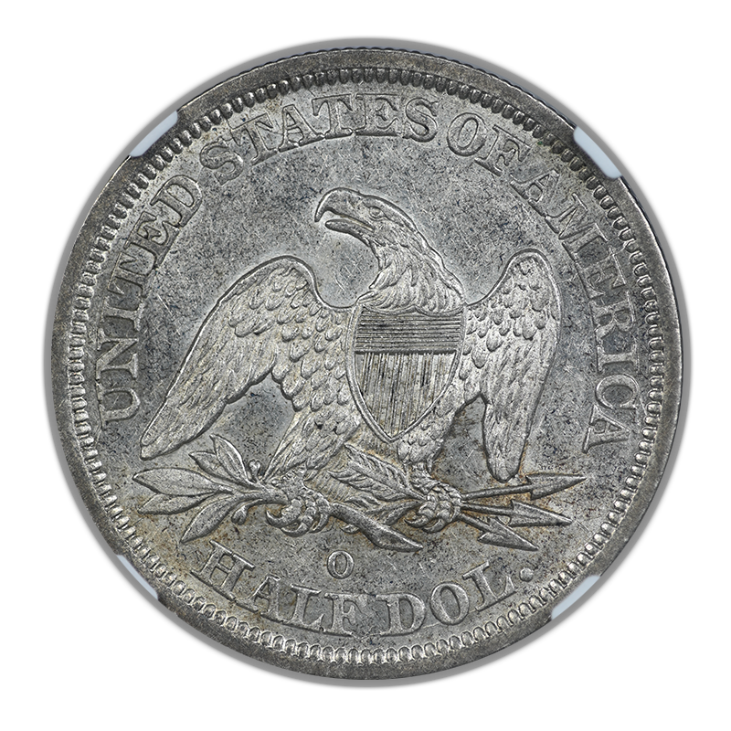 1844-O Liberty Seated Half Dollar 50C NGC AU55