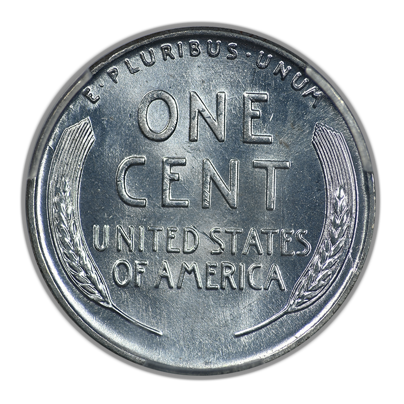 1943 Steel Lincoln Wheat Cent 1C PCGS MS67 CAC