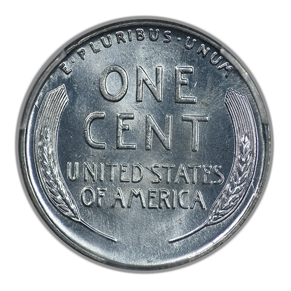 1943 Steel Lincoln Wheat Cent 1C PCGS MS67 CAC