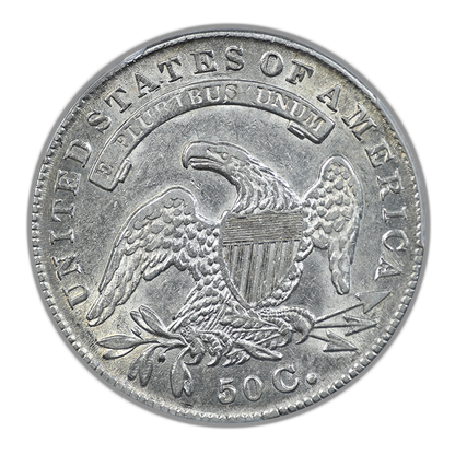 1835 Capped Bust Half Dollar 50C PCGS AU50
