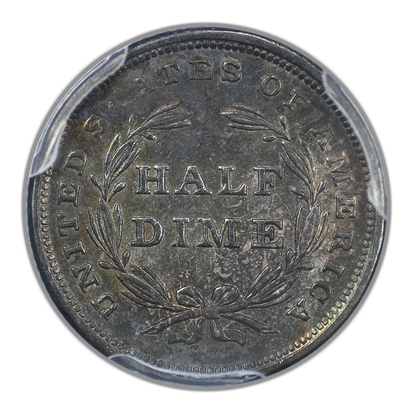 1840 Liberty Seated Half Dime H10C PCGS AU55 CAC - No Drapery