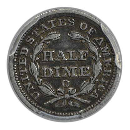 1856-O Liberty Seated Half Dime H10C PCGS VF35 CAC