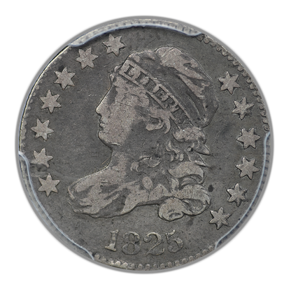 1825 Capped Bust Dime 10C PCGS VF25 CAC