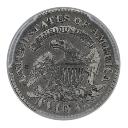 1825 Capped Bust Dime 10C PCGS VF25 CAC