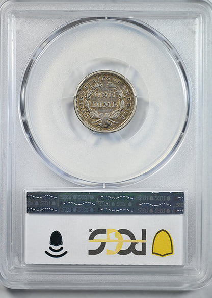 1857 Liberty Seated Dime 10C PCGS XF40 CAC