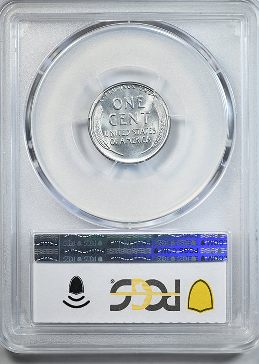 1943-D Steel Lincoln Wheat Cent 1C PCGS MS67+ CAC