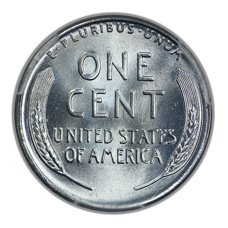 1943-D Steel Lincoln Wheat Cent 1C PCGS MS67+ CAC
