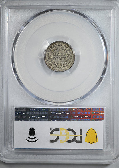 1853 Liberty Seated Half Dime H10C PCGS MS64+ CAC - Arrows