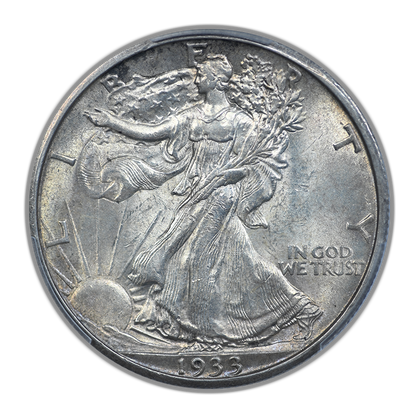 1933-S Walking Liberty Half Dollar 50C PCGS MS62