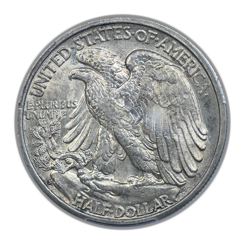 1933-S Walking Liberty Half Dollar 50C PCGS MS62