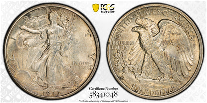 1933-S Walking Liberty Half Dollar 50C PCGS MS62