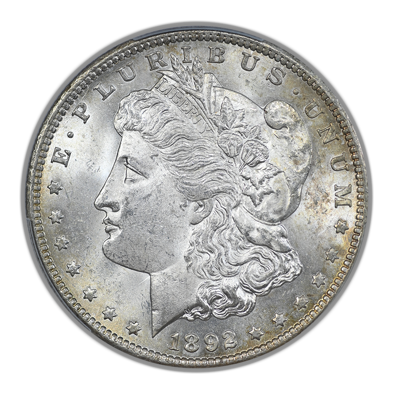 1892-CC Morgan Dollar $1 PCGS MS63