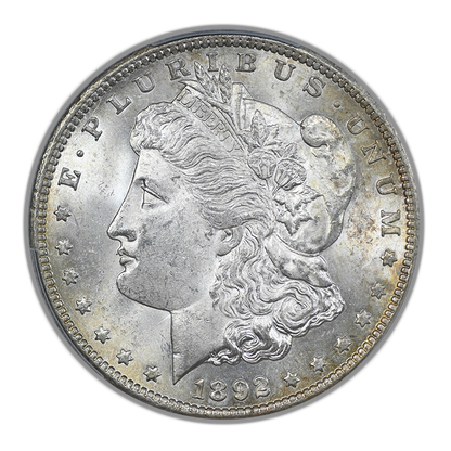 1892-CC Morgan Dollar $1 PCGS MS63