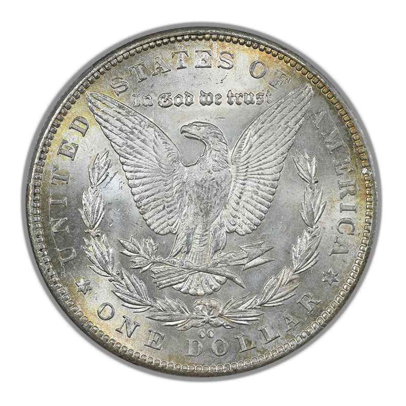 1892-CC Morgan Dollar $1 PCGS MS63