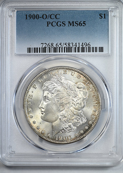 1900-O/CC Morgan Dollar $1 PCGS MS65
