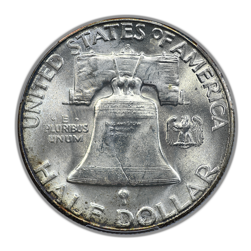 1953-S Franklin Half Dollar 50C PCGS MS65+