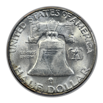 1953-S Franklin Half Dollar 50C PCGS MS65+