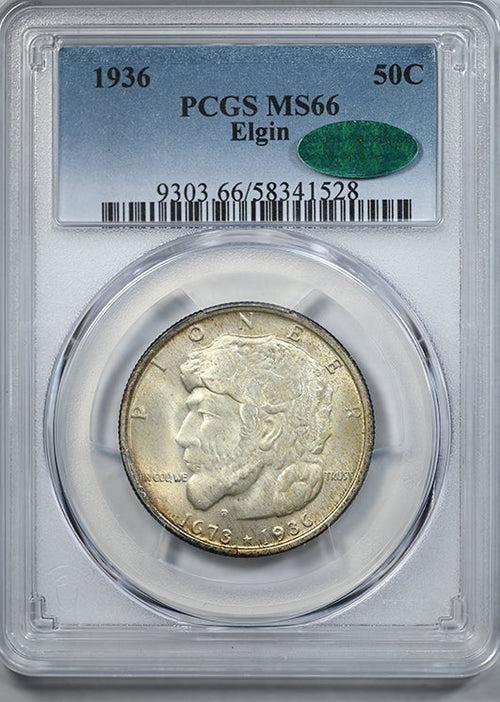 1936 Elgin Classic Commemorative Half Dollar 50C PCGS MS66 CAC