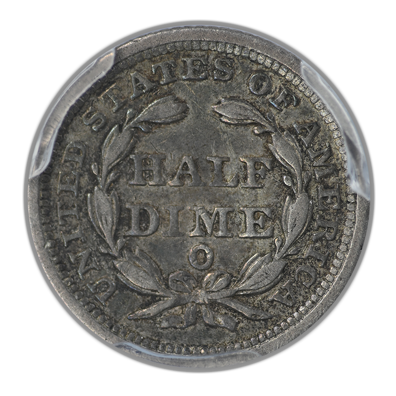 1853-O Liberty Seated Half Dime H10C PCGS VF30 - No Arrows