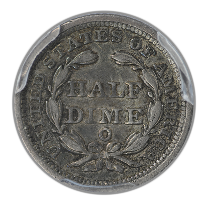1853-O Liberty Seated Half Dime H10C PCGS VF30 - No Arrows