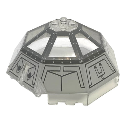 UCS TIE Advanced Pattern Windscreen 10 x 10 x 4 Canopy Octagonal, Part# 2598pb01