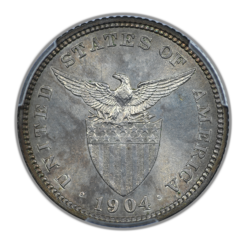 1904 U.S. Philippines 20C Centavos PCGS MS63