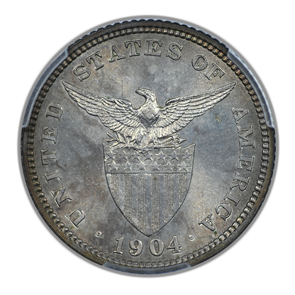 1904 U.S. Philippines 20C Centavos PCGS MS63