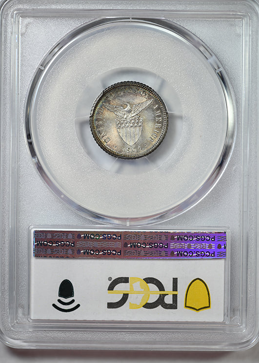 1904 U.S. Philippines 10C Centavos PCGS MS65