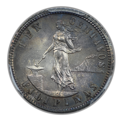 1904 U.S. Philippines 10C Centavos PCGS MS65